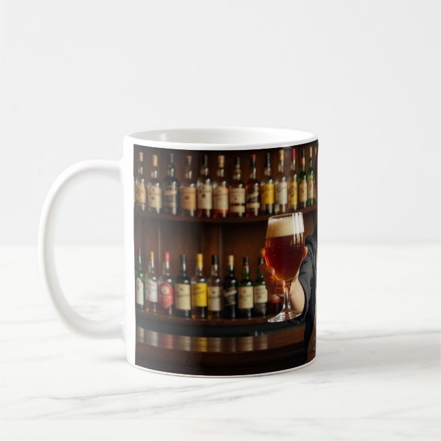 Varm belgisk souvenir-mugg för krogen kaffemugg (Vänster)