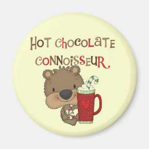 Varm björn för chokladConnoisseurpojke Magnet