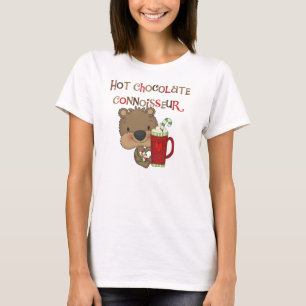 Varm björn för chokladConnoisseurpojke T Shirt