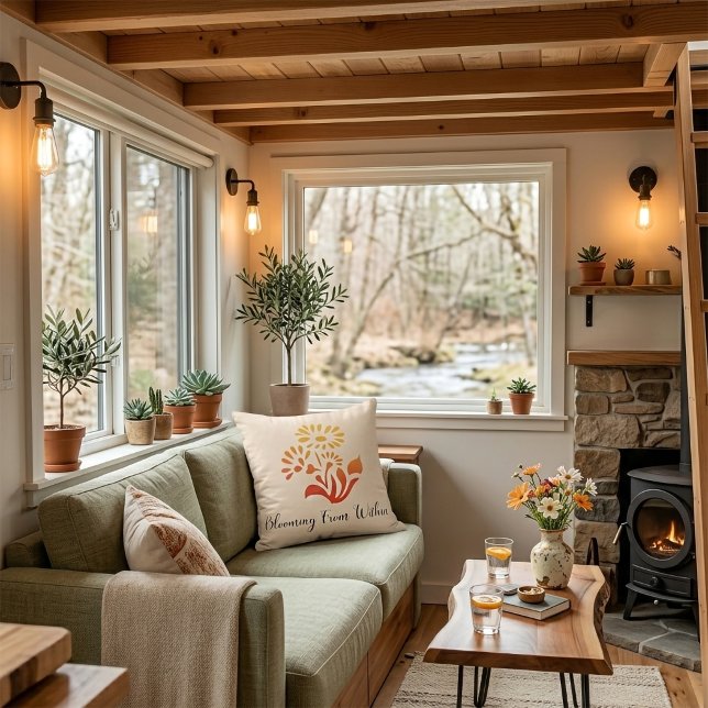 Varm Blommig Tillväxtkudde Kudde (Skapare uppladdad)