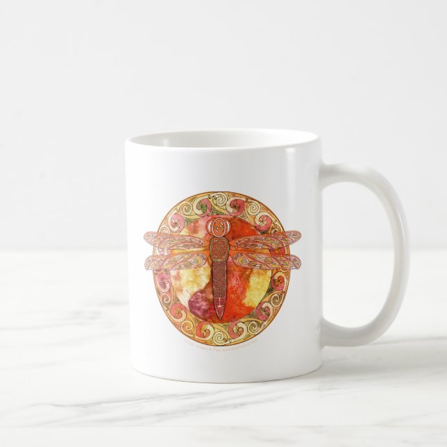 Varm Celtic slända Kaffemugg (Höger)