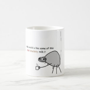 varm choclety mjölk kaffemugg
