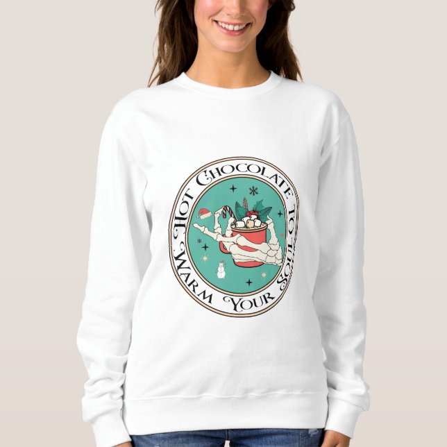 Varm choklad för att värma din själ t shirt (Framsida)
