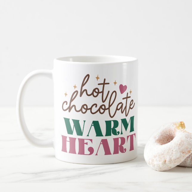 Varm choklad - Jul Kaffemugg (Med munk)