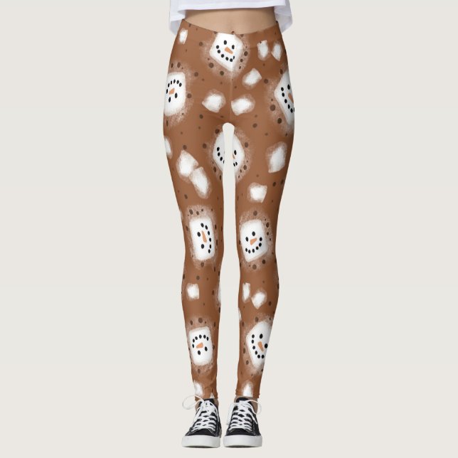 Varm choklad leggings (Framsida)