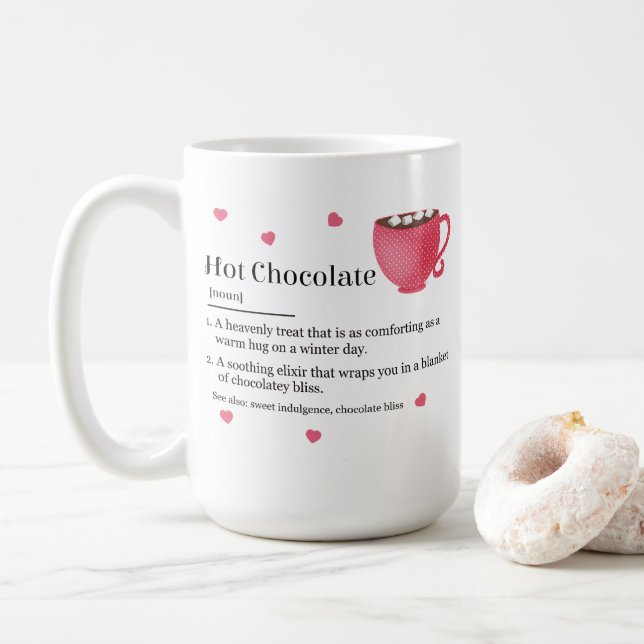 Varm Choklad Ordboksdefinition Kaffemugg (Med munk)
