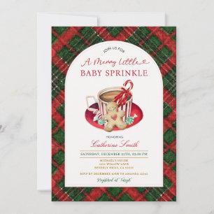Varm choklad pepparkaksbaby sprinkle inbjudan