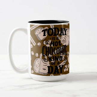 Varm Choklad Slags Dag Två-Tonad Mugg