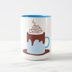 Varm choklad Två-Tonad mugg
