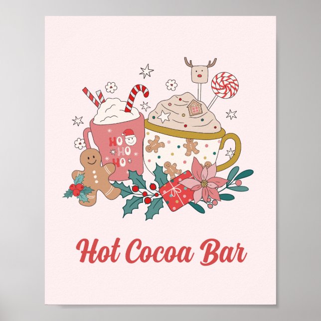 Varm chokladbar poster (Framsidan)