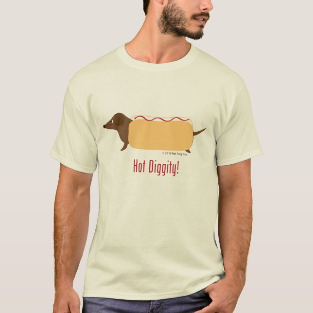Varm Diggity skjorta T-shirt (Framsida)