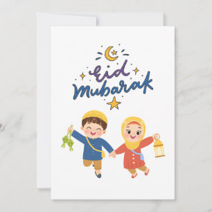 Varm Eid-firande Design Julkort