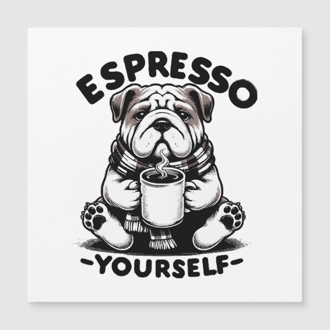 Varm Espresso Bulldog (Framsida)