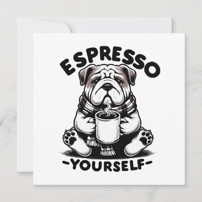 Varm Espresso Bulldog (Framsida)
