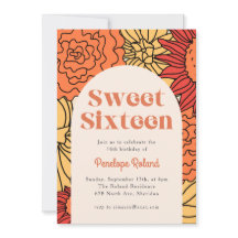 Varm Färgad Stor Blommigt Arch söt 16