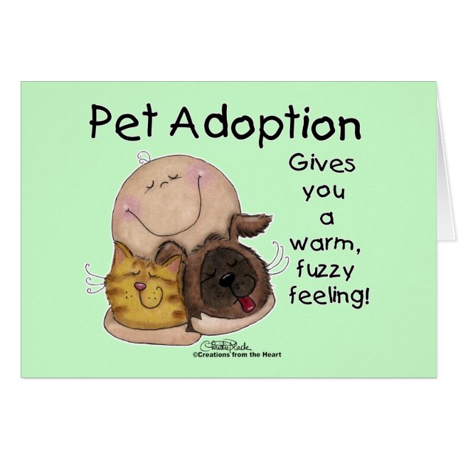 Varm, Fuzzy Feeling! Hälsningskort (Framsidan Horizontal)