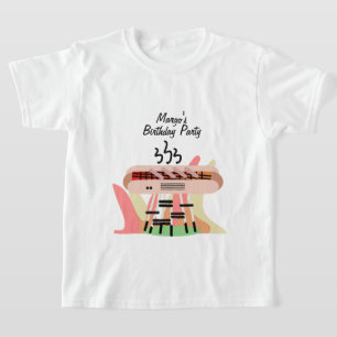 Varm grillning födelsedagsfest grillfest t shirt