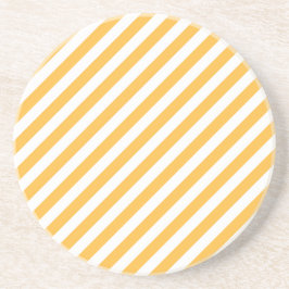 Varm Gult och Vita Narrow Rand Underlägg