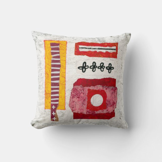 Varm här i Dekorativ kudde - Abstrakt konst (Framsida)