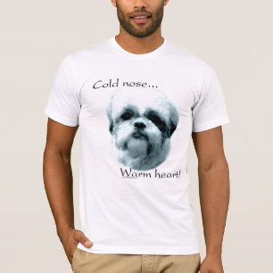 Varm hjärta Shih Tzu för kall näsa Tee Shirt