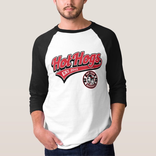 Varm Hogs™ klassikermanar skjorta för baseball Tee (Framsida)