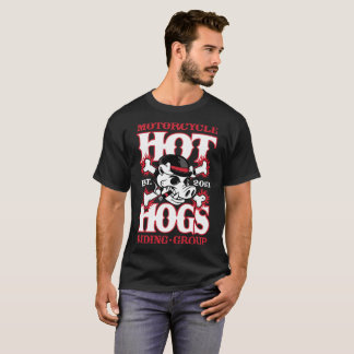Varm Hogs™ klassikermanar svart T-tröja för T-shirt