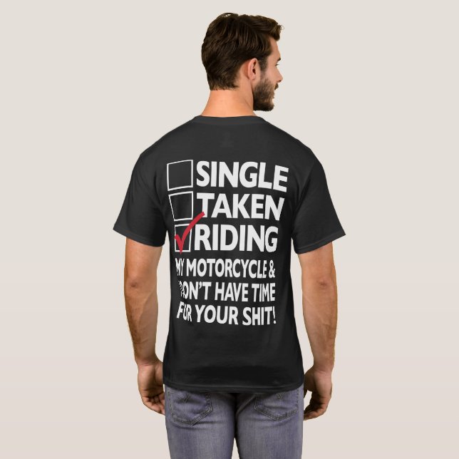 Varm Hogs™ klassikermanar svart T-tröja för Tee (Hel baksida)