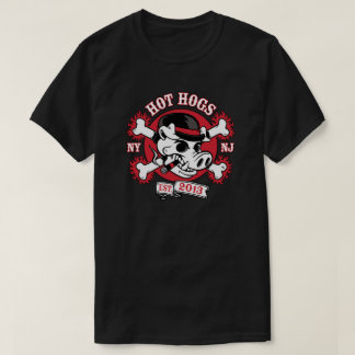 Varm Hogs™ klassikermanar svart T-tröja för Tee Shirt