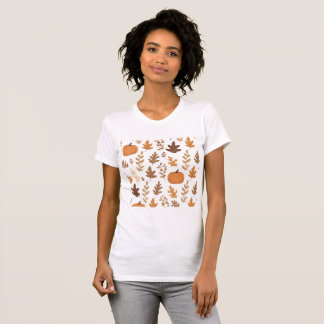 Varm Höst färger design T Shirt