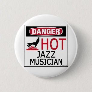 Varm Jazzmusiker Knapp