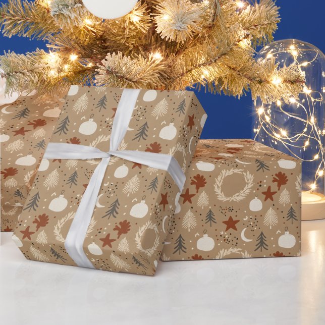 Varm jord jul Pampas Presentpapper (Helgdagar)