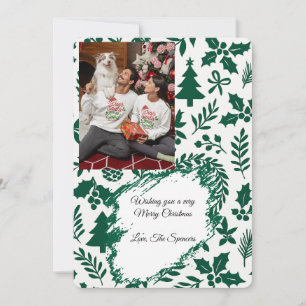 Varm jul med familjen - Glada stunder Julkort