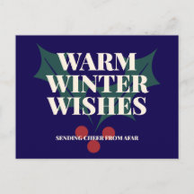 Varm julhälsning med typografi för julgran