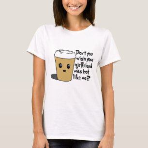 Varm kaffeskjorta tee