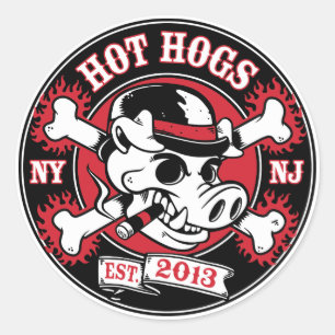 Varm klistermärke för Hogs™ klassikerrunda