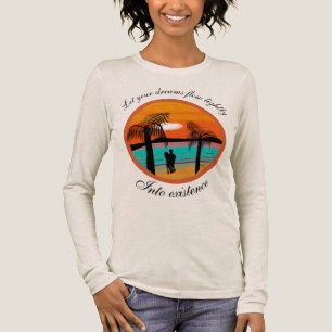 Varm kloss: Solnedgång Silhouette Design T-Shirt