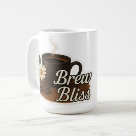 Varm kopp kaffe med blomma och kaffebönor – Mysig