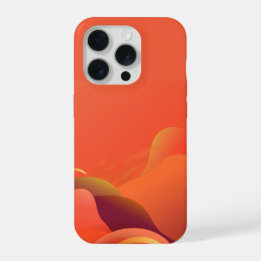 Varm Korall Orange Abstrakt Gradient Vågor