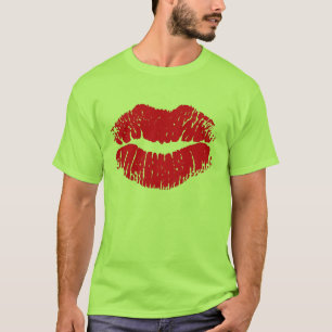 Varm läppar t-shirt