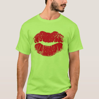 Varm läppar t-shirt