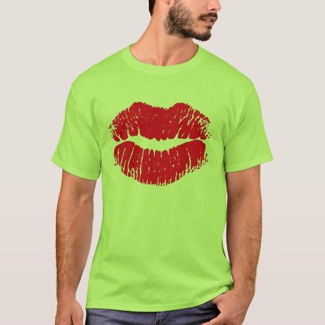 Varm läppar t-shirt (Framsida)