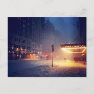 Varm Ljus på Kallet Natt Vykort