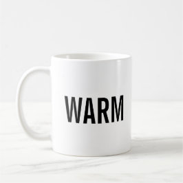 Varm minimalistisk mugg