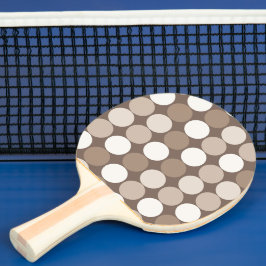 Varm Neutral Jord Geometriska Cirklar  Pingisracket