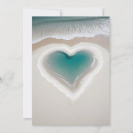 Varm och bjud in hjärta julkort