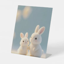 Varm och Fuzzy Bunny Moments i Snö