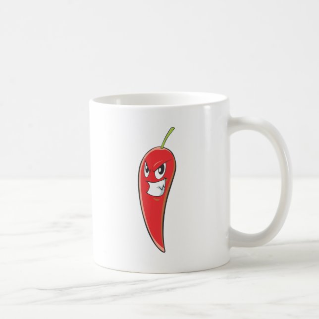 Varm och kryddig röd Chilipeppar Kaffemugg (Höger)