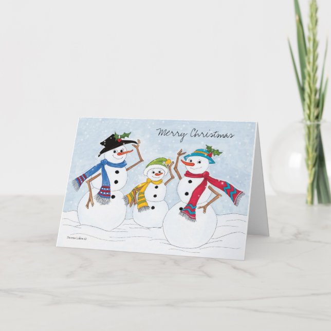 Varm och Mysigt jul Helgkort (Framsida)