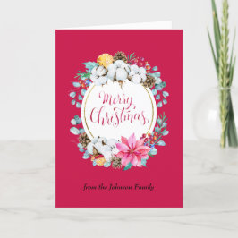 Varm och Mysigt magisk julfrö, frisk andedräkt Helgkort