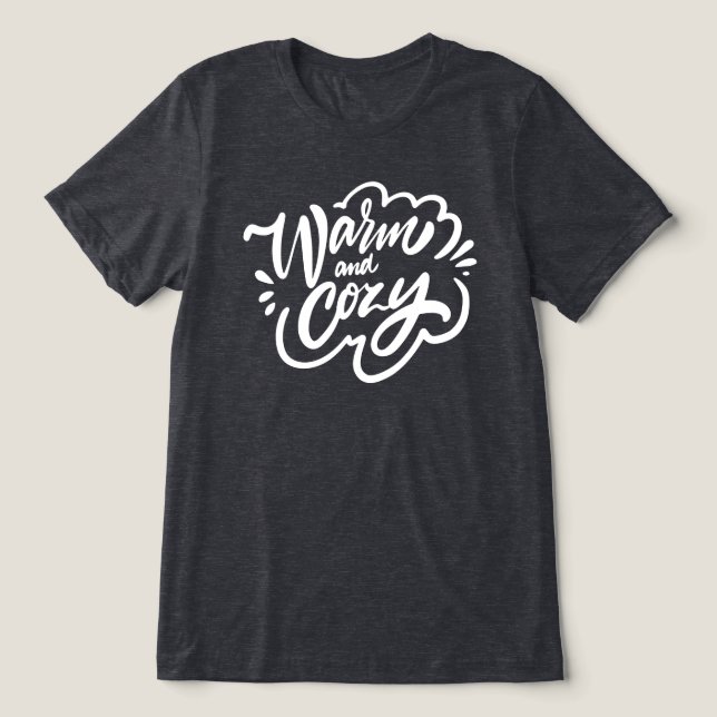 Varm och Mysigt T Shirt (Design Framsida)